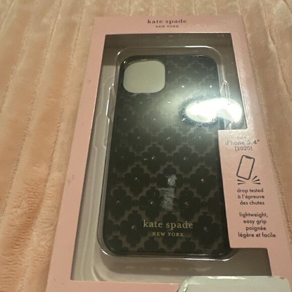 Kate Spade New York Apple iPhone Protective Case iPhone 12 Mini - Spade Flower. - Picture 3 of 3